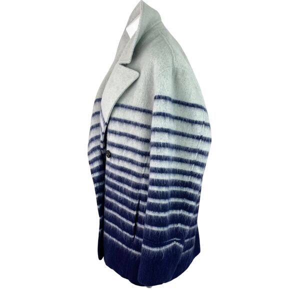 Avec Les Filles NWT Grey Wool-Blend Ombre Oversized Coat Women’s XL - Picture 7 of 11